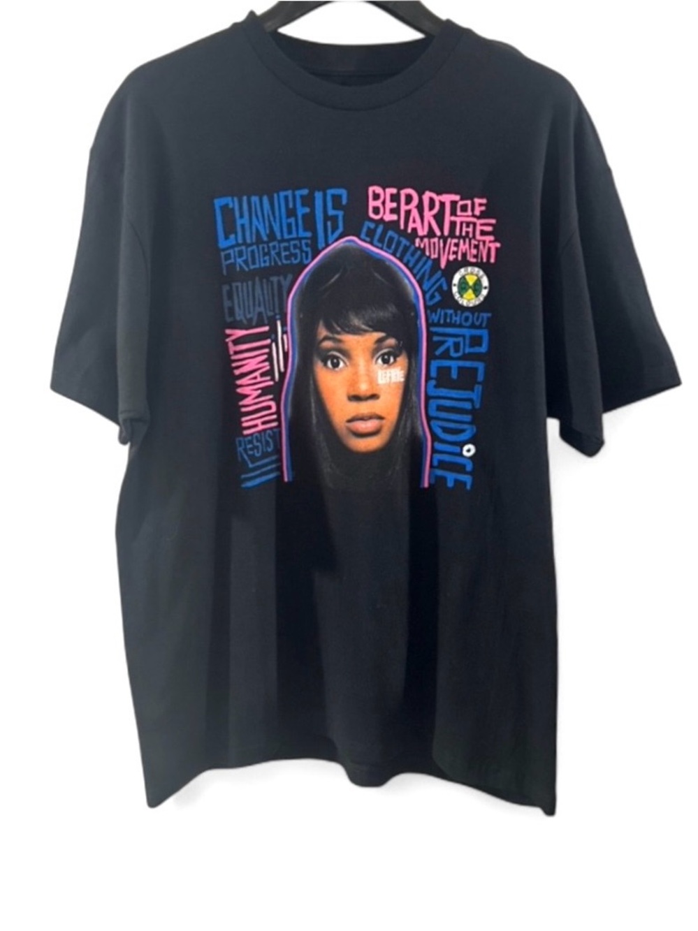 TLC Left Eye Black Graphic T-Shirt Size Men’s XL (NWT)